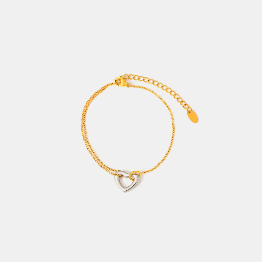 Gold-Plated Heart Bracelet – A Timeless Symbol of Love and Remembrance