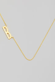 Fame Gold Dipped Initial Pendant Necklace