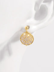 Celestial Star Drop Earrings – A Sparkling Tribute to Love and Remembrance