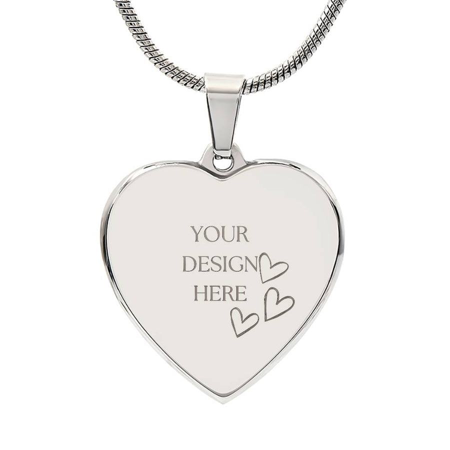 Engraved Heart Necklace – A Timeless Gift of Love and Connection