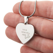 Engraved Heart Necklace – A Timeless Gift of Love and Connection