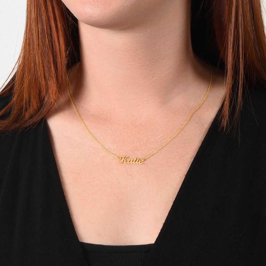 Personalized Name Necklace – A Heartfelt Keepsake to Honor and Remember Loved Ones