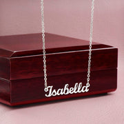 Personalized Name Necklace – A Heartfelt Keepsake to Honor and Remember Loved Ones