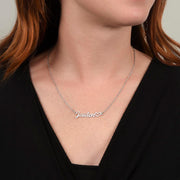 Personalized Heart Name Necklace – A Meaningful Keepsake for Love, Loss, and Remembrance