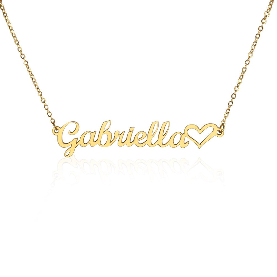 Personalized Heart Name Necklace – A Meaningful Keepsake for Love, Loss, and Remembrance