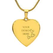 Engraved Heart Necklace – A Timeless Gift of Love and Connection