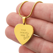 Engraved Heart Necklace – A Timeless Gift of Love and Connection