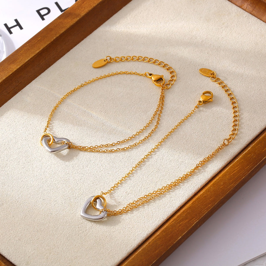 Gold-Plated Heart Bracelet – A Timeless Symbol of Love and Remembrance