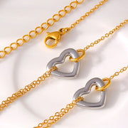 Gold-Plated Heart Bracelet – A Timeless Symbol of Love and Remembrance